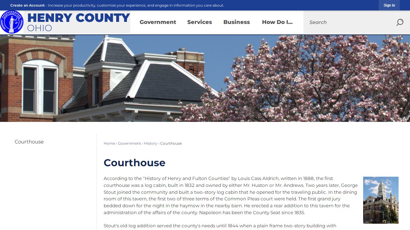 Courthouse | Henry County, OH